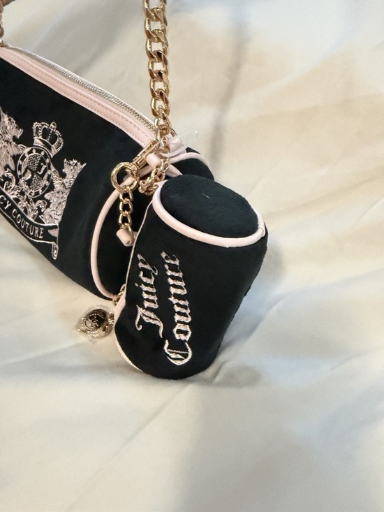 vintage y2k velour juicy couture scotty barrel bag - Picture 3 of 3